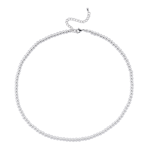 Gz Beads Neck - 4 mm - White