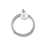 Swarovski Zirconia Logo Tag - Luzyo - 30 mm - Silver - Magnifying