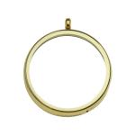 Luzyo - 40 mm - Gold - Sıde - Magnifying