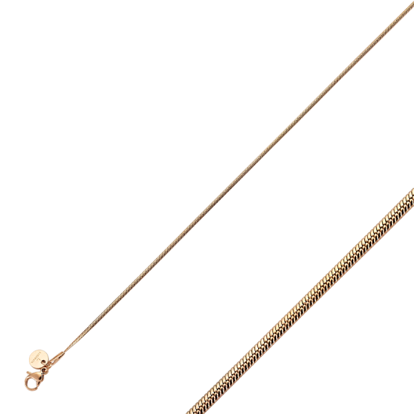 Snake İnce Zincir - Rose - 40+5 cm