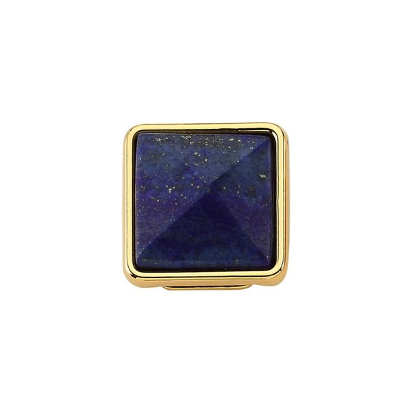Slider Charm Mavi Taş - Altın