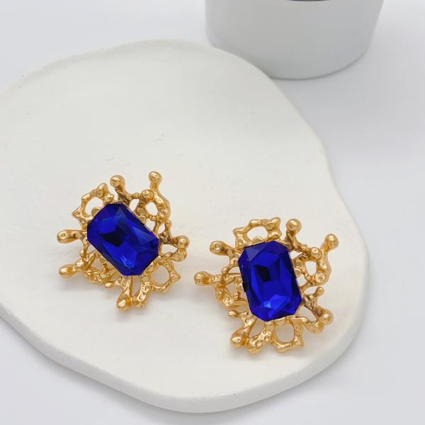 Büyük Renkli Yazlık Küpe - 33