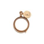 Zirconia-20 mm- Luzyo - Rose - Magnifying