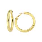 Hammered Hoop Earring - 50mm