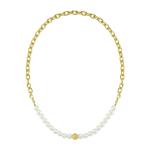 Duo Pearl Petite Necklace