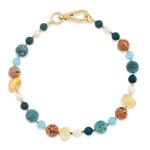Agate & Pearl Necklace