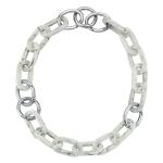 Resin Chunky Necklace - Gri
