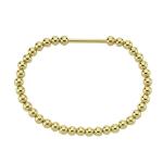 Bar Bead Bracelet - 5mm - Gold