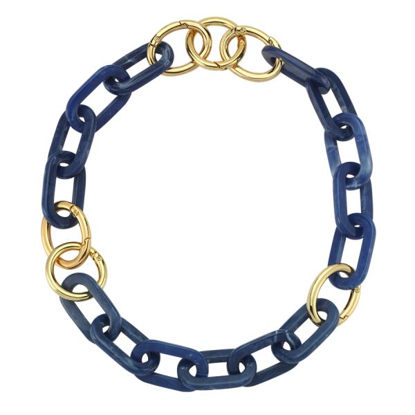 Resin Chunky Necklace - Mavi