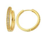 Gold Hoop Earring - 25mm