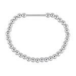 Bar Bead Bracelet - 5mm - White