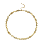 Gz Beads Neck - 8 mm - Gold