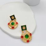 Büyük Renkli Yazlık Küpe - 15