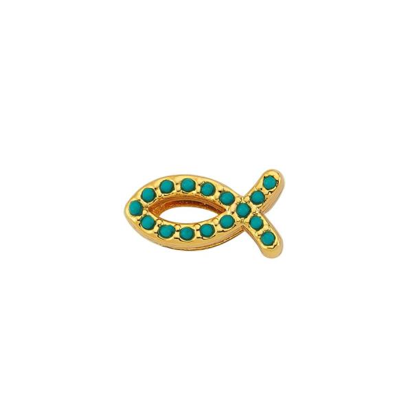 Slider Charm Alfa - Gold
